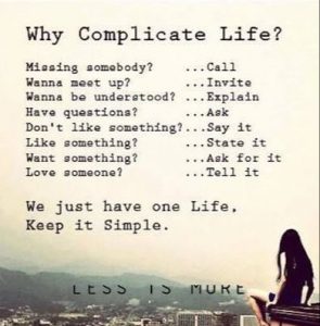 complicate life
