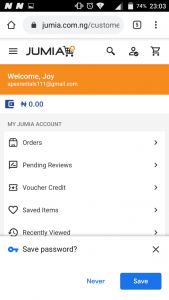 steps taken to create jumia account